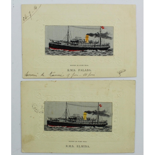 322 - R.M.S. Elmina & R.M.S. Falaba, by Grant   (2)