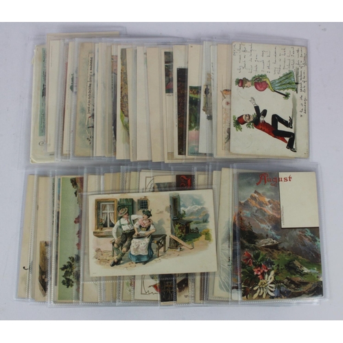 396 - Early Artdrawn range incl Comic and chromo litho items, mainly European styles  (approx 65)