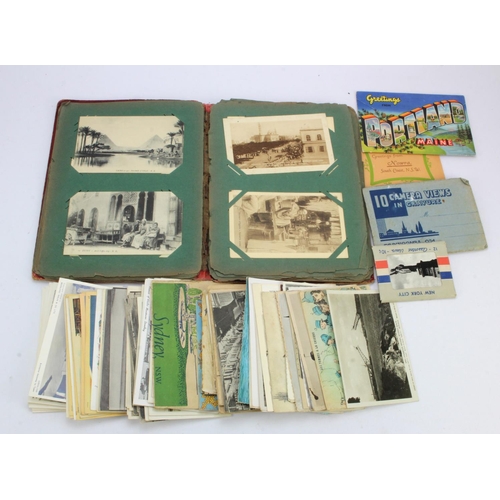 405 - Foreign, Australia, Egypt, Gibraltar, U.S.S. etc original collection in box (approx 150 cards)