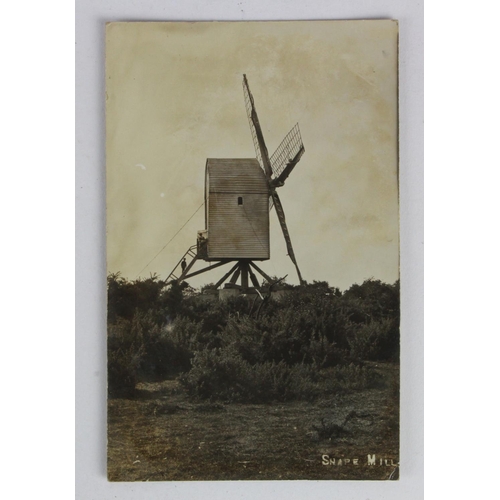 545 - Suffolk, Snape: Snape Windmill RP- fine card P/U 1908.