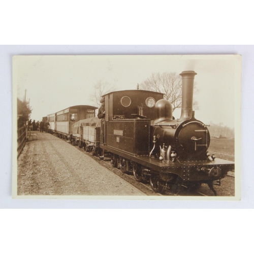 546 - Suffolk, Southwold: RP by Jenkins of a train in Southwold Station P/U 1925.