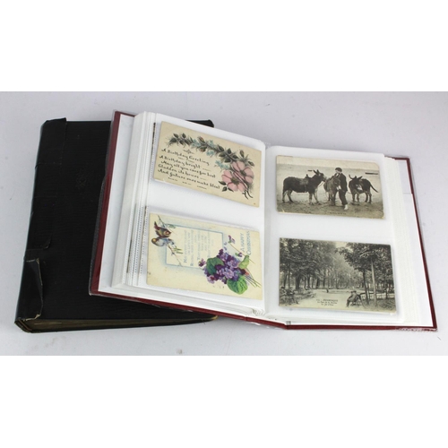 569 - Two albums containing original selection, London & various topographical, exhibitions, etc (approx 2... 