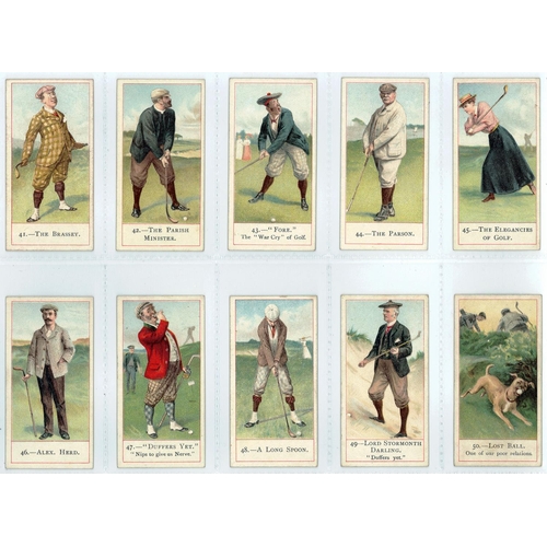 596 - Cope - Cope's Golfers, complete set in pages, mainly VG or better, cat value £5000