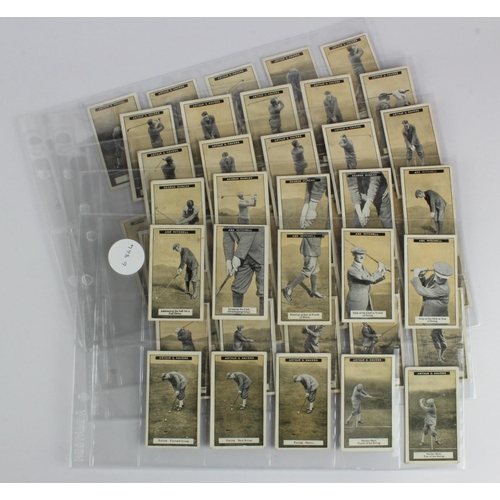 603 - Imperial Tobacco of Canada - How to Play Golf, complete set of 50 cards in pages, G - VG cat value £... 