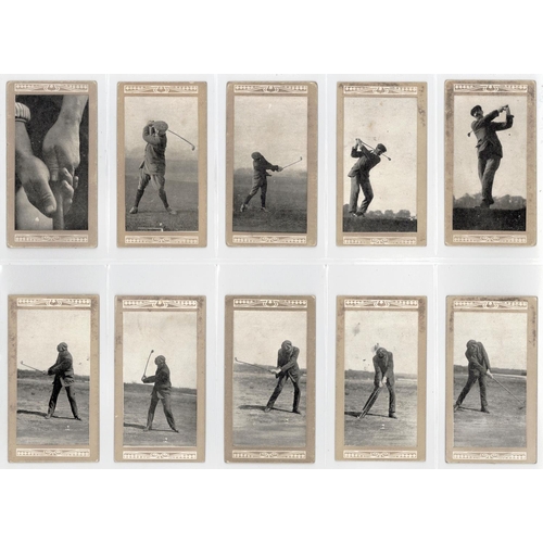 605 - Marsuma - Famous Golfers & their Strokes, complete set in pages, slightly mixed condition, mainly G ... 