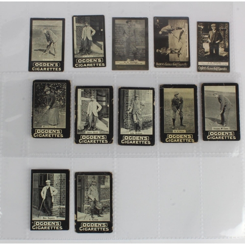 610 - Ogden - Guinea Gold & Tabs, various golf cards, including Item 97-2, Golf, 7 different, mixed condit... 