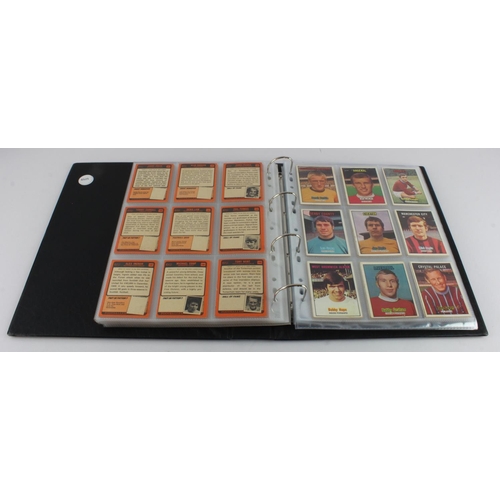 616 - A & B C Gum, large modern album containing 3 complete sets of Football 1970 Orange back cards, 1-85,... 