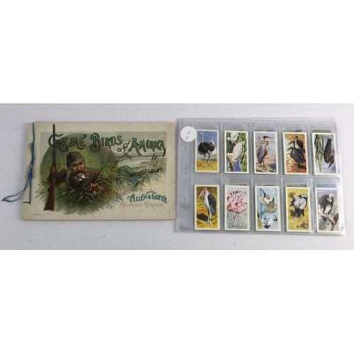 627 - Allen & Ginter U.S.A. printed album Game Birds of America & Brooke Bond Rhodesian issue complete set... 