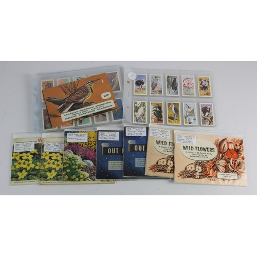 648 - Brooke Bond - 3 complete sets in pages & 9 mint albums, sets are Rhodesian issue African Birds, Cana... 