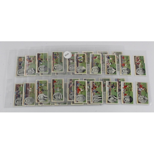 654 - Churchman, Footballers (coloured), complete set in pages VG cat value £1250