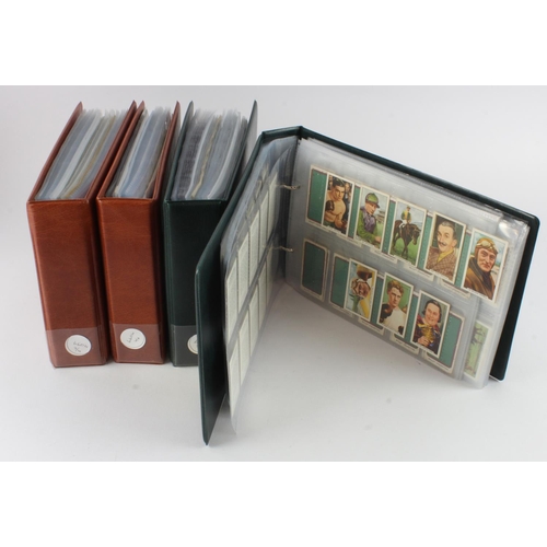 663 - Collection of approx 60 compete sets contained in 4 modern albums, cigarette & trade issues, issuers... 