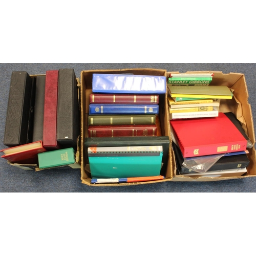 68 - Accessories: Three boxes of album covers, albums, catalogues etc etc. Very heavy lot.  (Buyer must c... 