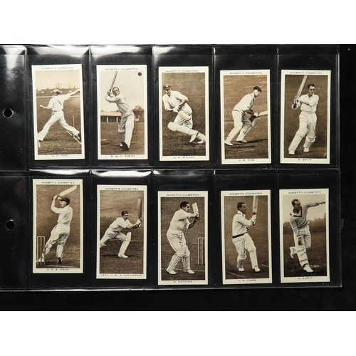 698 - Cricket, Hignett, Prominent Cricketers of 1938, complete set in pages   G - VG (Bradman VG)   cat va... 