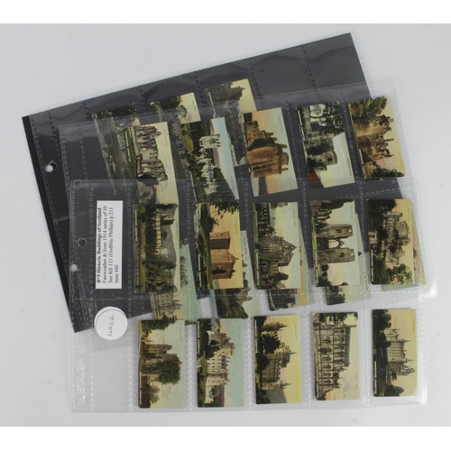 710 - Fairweather - Historic Buildings of Scotland part set 24/50 G - VG cat value £1200