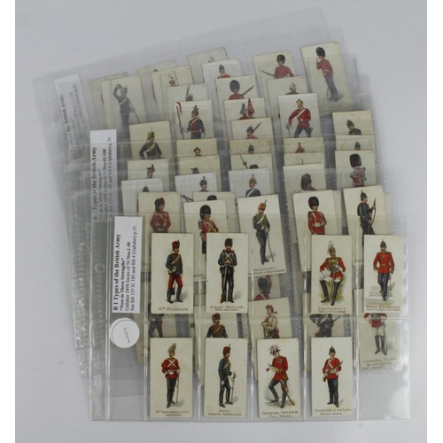 728 - Gallaher - Types of the British Army, a collection of approx 76 cards from various series, mainly G ... 