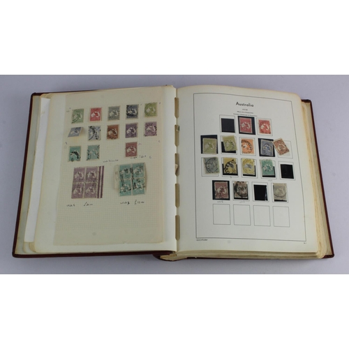 75 - Australia, an exceptional unpicked collection in Lighthouse album with additional pages. Mint exampl... 