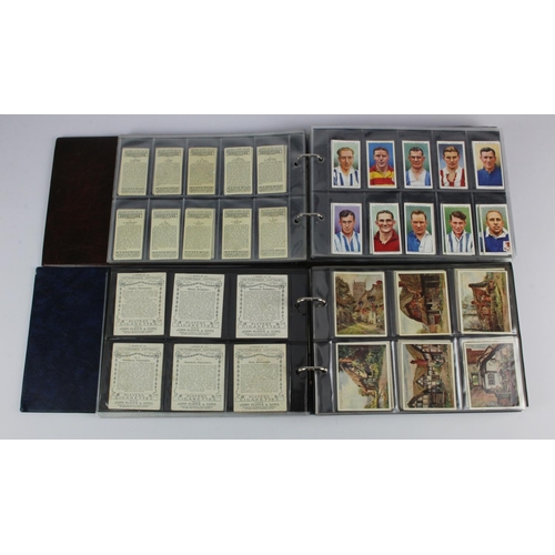 777 - Modern albums (x2) of cigarette card sets in sleeves (not checked) incl Wills Musical Celebrities, R... 