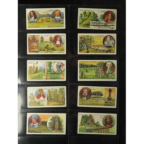 806 - Smith, Battlefields of Great Britain, complete set in pages, G - VG cat value £1100