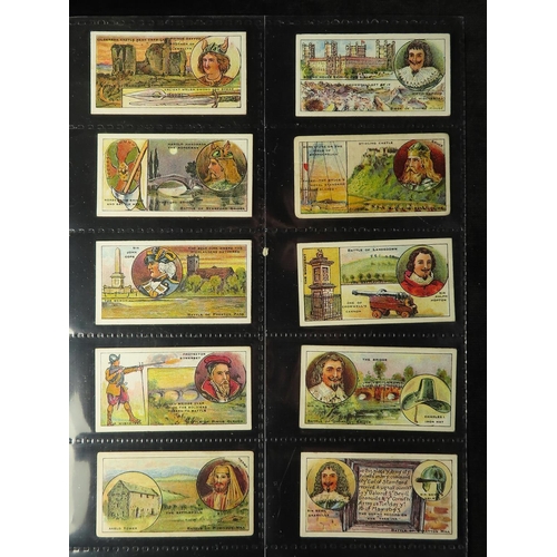 806 - Smith, Battlefields of Great Britain, complete set in pages, G - VG cat value £1100