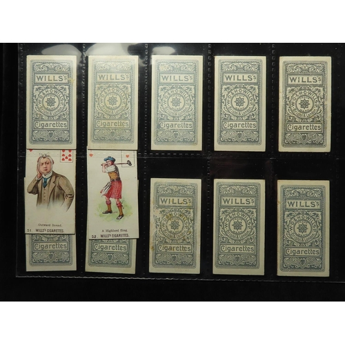 845 - Will's, Double Meaning (P/C inset) complete set in pages G - VG cat value £520