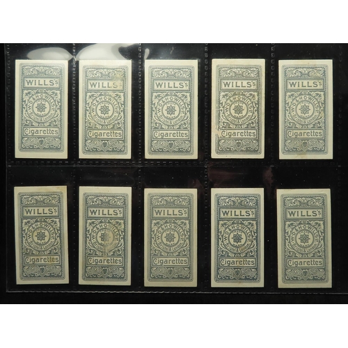 845 - Will's, Double Meaning (P/C inset) complete set in pages G - VG cat value £520