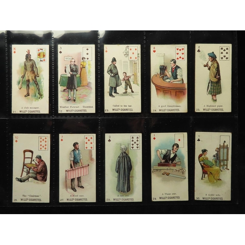 845 - Will's, Double Meaning (P/C inset) complete set in pages G - VG cat value £520