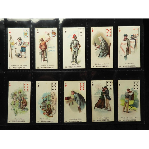 845 - Will's, Double Meaning (P/C inset) complete set in pages G - VG cat value £520