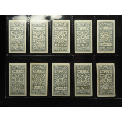 845 - Will's, Double Meaning (P/C inset) complete set in pages G - VG cat value £520