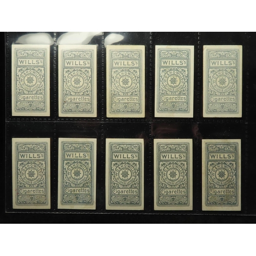 845 - Will's, Double Meaning (P/C inset) complete set in pages G - VG cat value £520