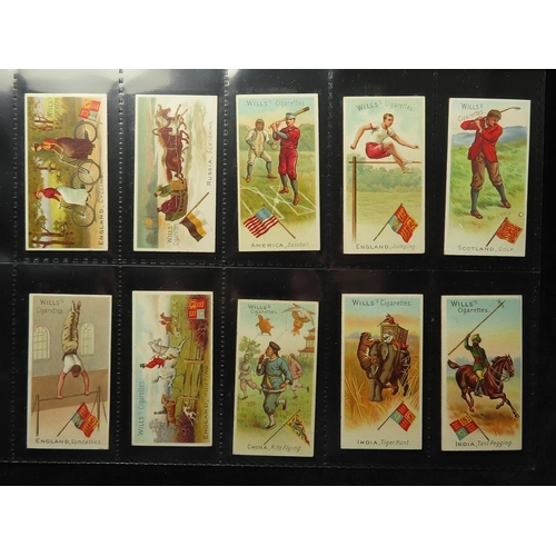 852 - Will's, Sports of All Nations, complete set in pages, VG - VG+ cat value £660