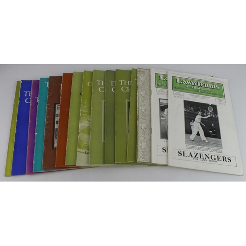 874 - Lawn Tennis Champioships (Wimbledon) programmes 1937, 1947, 1948, 1949, 1950, 1951, 1952, 1953, 1954... 