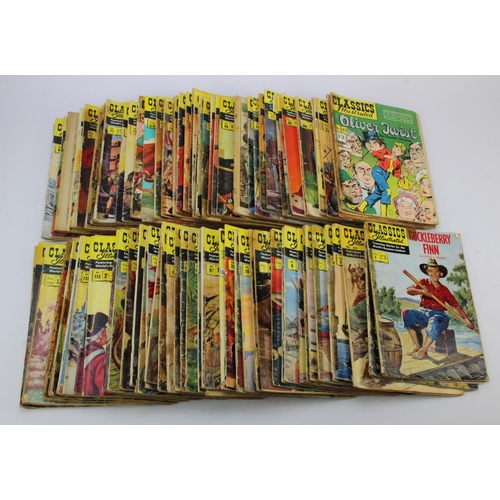 883 - Classics Illustrated. A group of approximately eighty Classics Illustrated comics between nos. 1 & 1... 