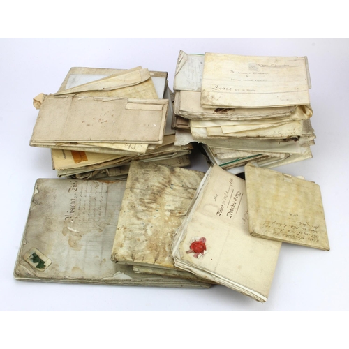 886 - Deed & Documents. A group of over forty deeds and documents, circa 17th Century and later