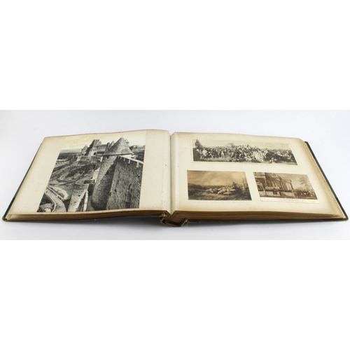 918 - Topographical interest. A large album containing mostly topographical themed photographs and images,... 