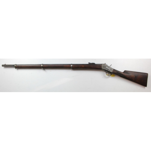 101 - Swedish Conrtract Rolling Block Rifle, missing ram rod, Obsolete Calibre, no licence required