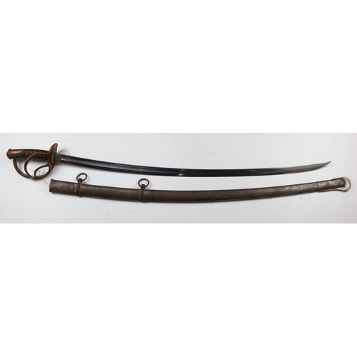 116 - US Civil War Sabre bladed sword 34.5