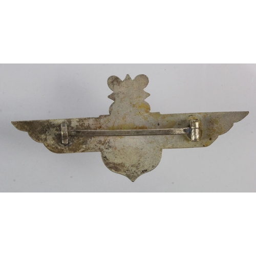 144 - German / Croatian Pilots badge, sometimes seen worn by Luftwaffe Officers.