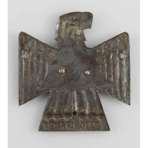 145 - German 13.R.F.S.I Staghelm plaque.