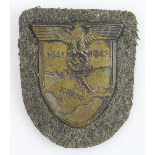 150 - German 1941-1942 KRIM arm shield.