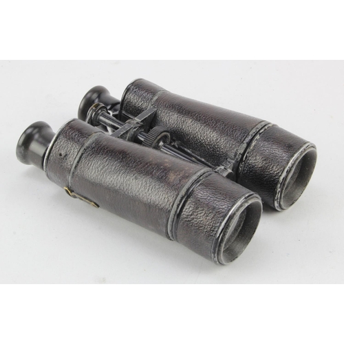 212 - German Binoculars marked 'Busch Prisma-Binocle' and 'Terlux DRGM'.