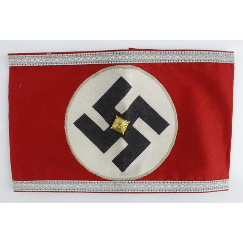 213 - German circa 1930's S.A Reserves Senior Leaders Arm Band.