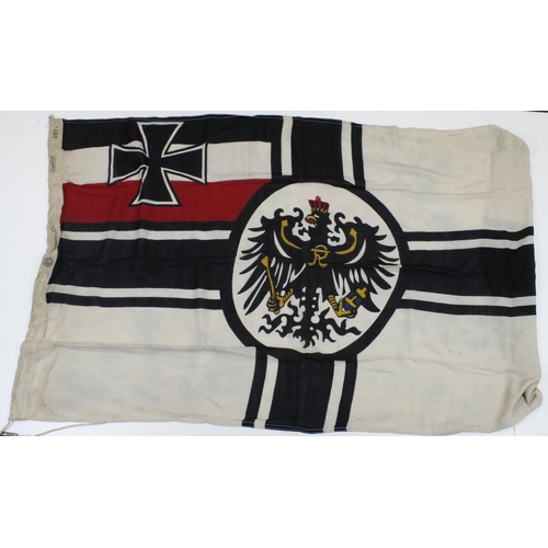 235 - German Flag. Imperial pattern. 85 x 150. Berlin marked. Later production.