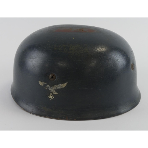 281 - German Luftwaffe single decal paratrooper for reenactors helmet.