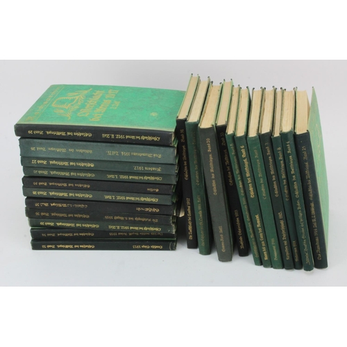 289 - German National Archive History of WW1. 22 volumes Campaign books.