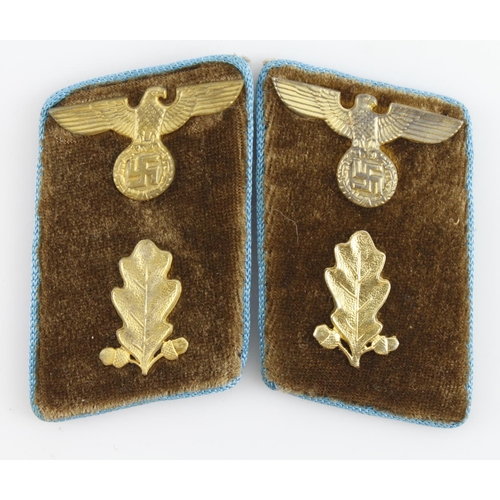 304 - German pair of SA officers collar tabs.