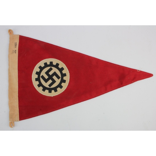 336 - German Technical pennant, service wear.