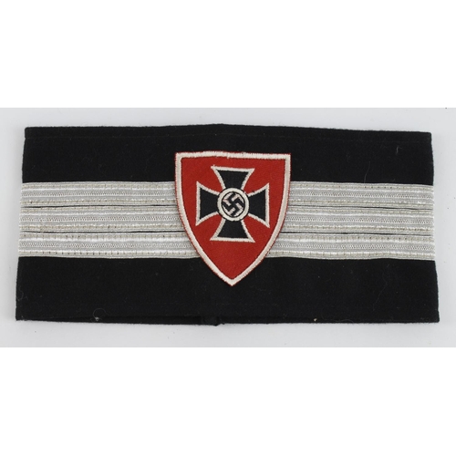 340 - German veterans organization leaders arm band.