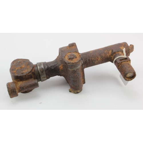 358 - German WW1 indirect artillery gun sight in relic condition, vendor states found on the Somme near hi... 