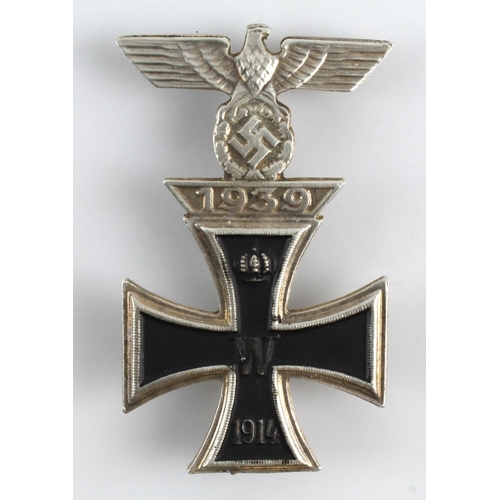 362 - German WW1 Iron Cross with 1939 Bar