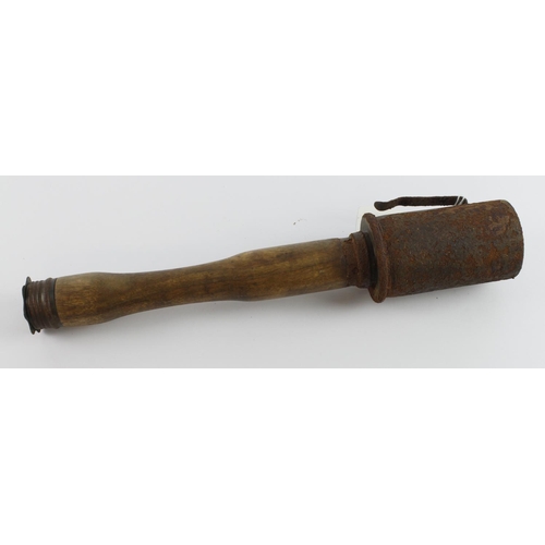 363 - German WW1 pattern stick grenade deactivated inert